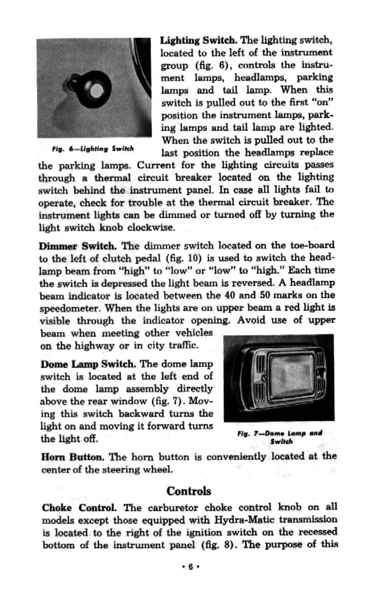 1954 Chevrolet Trucks Operators Manual Page 70